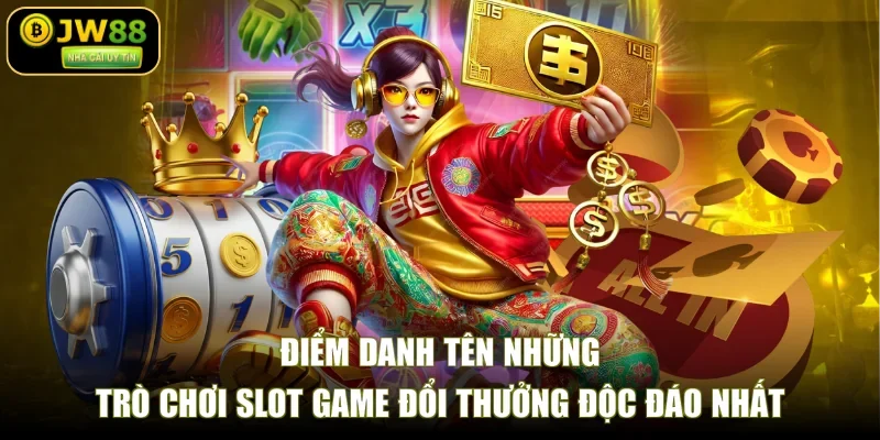 Điểm danh tên những trò chơi slot game đổi thưởng độc đáo nhất