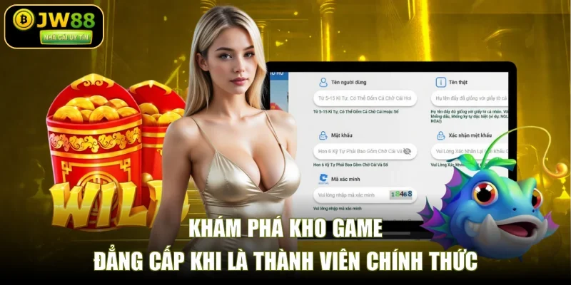Khám phá kho game đẳng cấp khi là thành viên chính thức